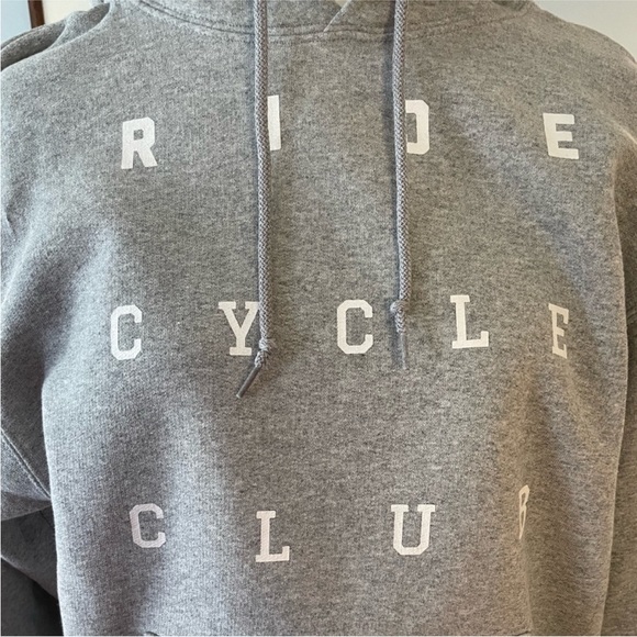 Cotton Grey Ride Cycle Sweatshirt Size Medium - Picture 4 of 7